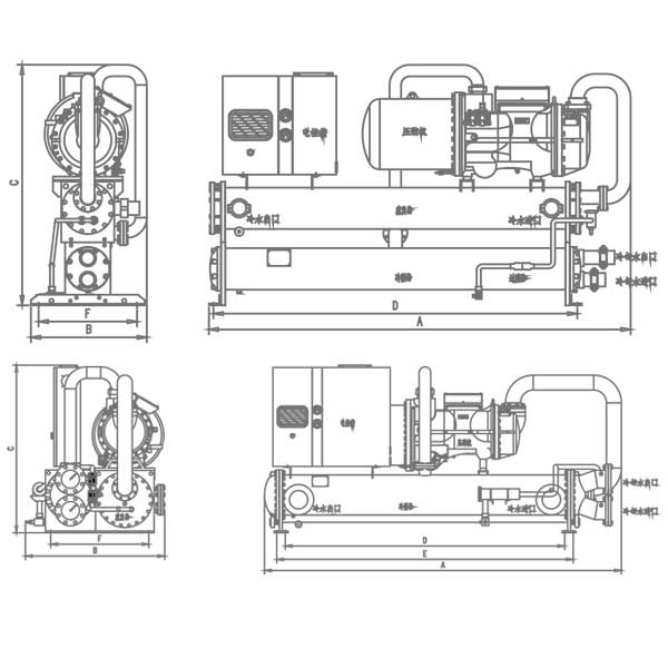 螺杆式不锈钢耐酸碱热泵